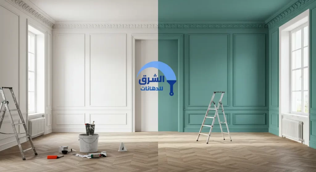 أفضل مقاول دهانات بالرياض - 0509465844 اتصل الآن | طيف الشرق