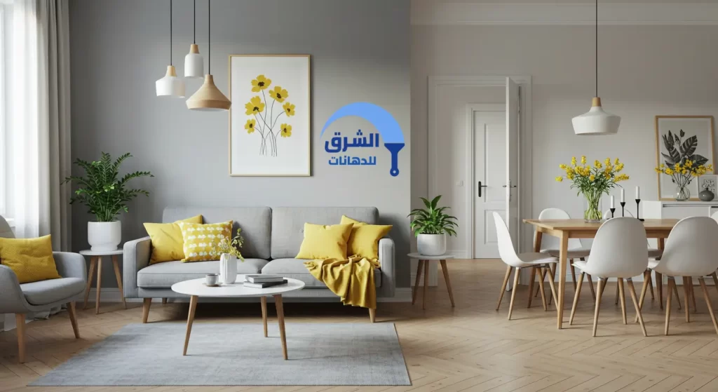 تناسق ألوان الدهانات مع الأثاث والديكور الداخلي