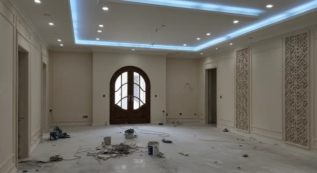 دهان منازل من الداخل