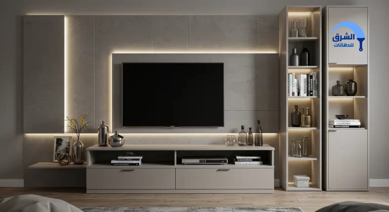 معلم ديكور تلفزيون